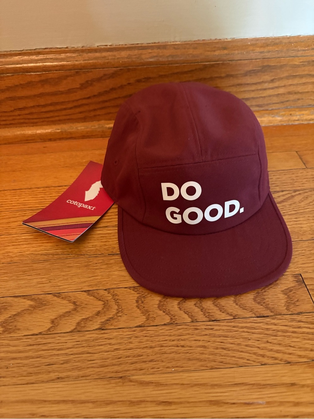 NWT Cotopaxi DO GOOD Maroon Five-Panel Hat
